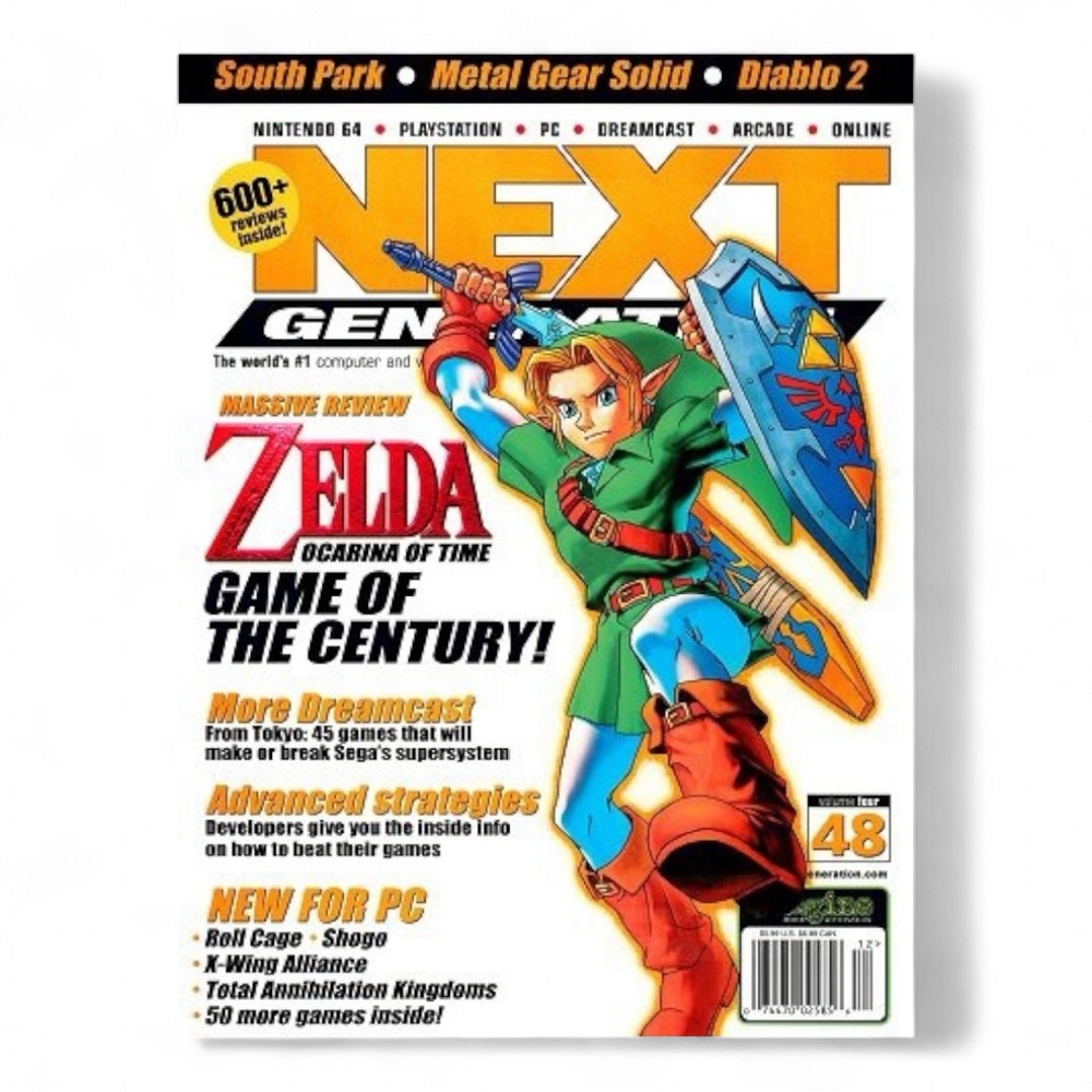 NEXT GENERATION MAGAZINE DECEMBER 1998 VOLUME 4 ISSUE 48 ZELDA OCARINA OF TIME